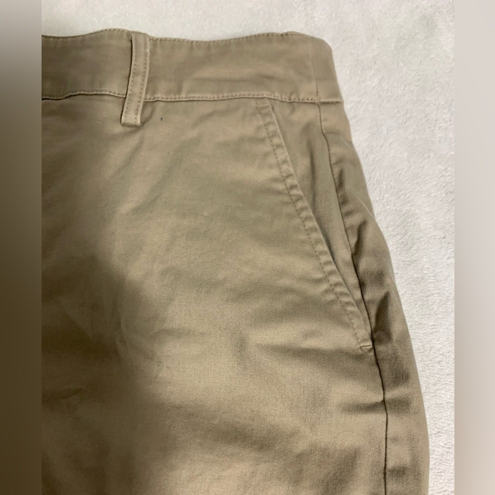 Khaki‎ Straight Leg Chino Pants Womens 14 casual slacks Business Casual Straight - Picture 7 of 13